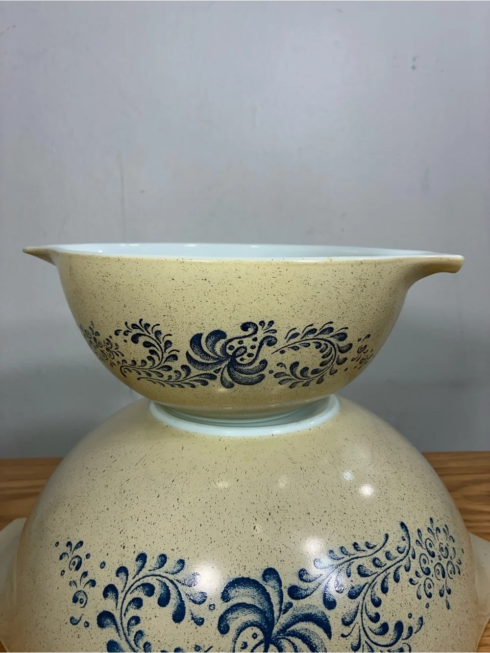 Pyrex Lld Homestead Cinderella Mixing Bowl Set 442 444